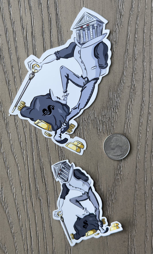 Chester the Investor Sticker